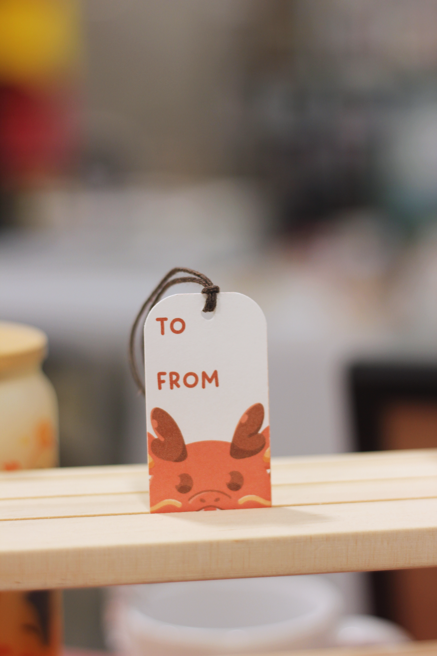 Year of the Dragon (龍) Gift Tag